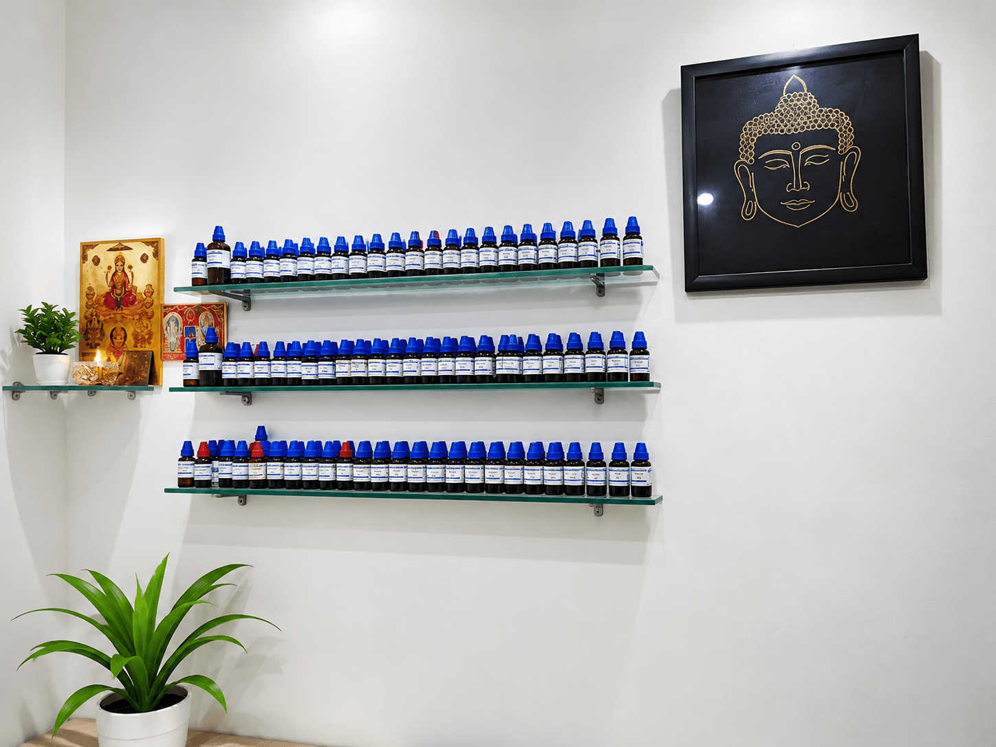Clinic cabin interior at JK Homeopathic Clinic